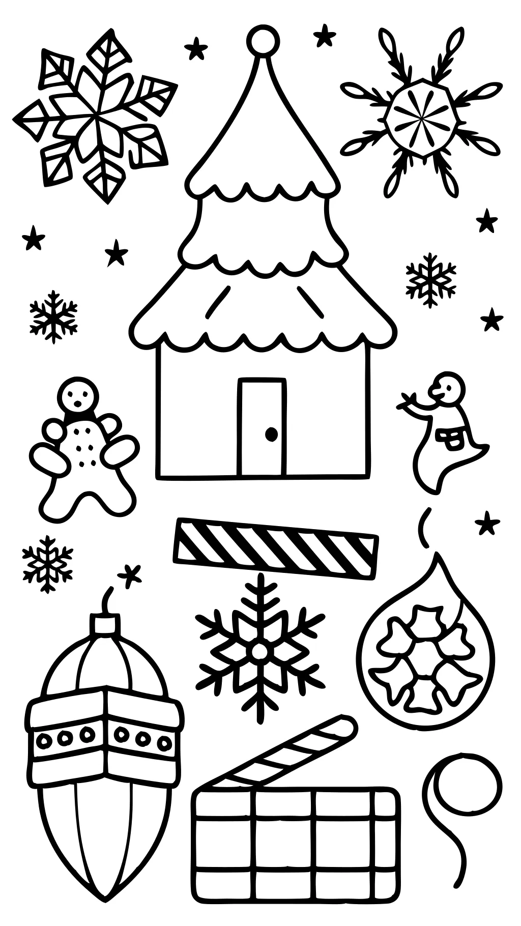 coloriages de film de Noël